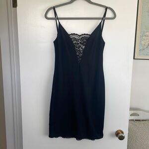 David Lerner NY black cocktail dress -Medium